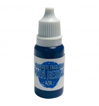 Colorante Resina Azul Translúcido 10 ml.
