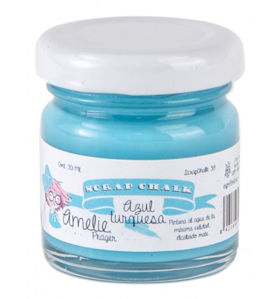 Amelie Scrap Chalk 39 Azul Turquesa 30 ml