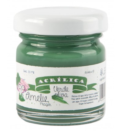 Amelie Acrílico 10 Verde Oliva. 30 ml