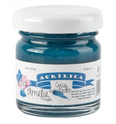 Amelie Acrílico 16 Gris Azulado. 30 ml