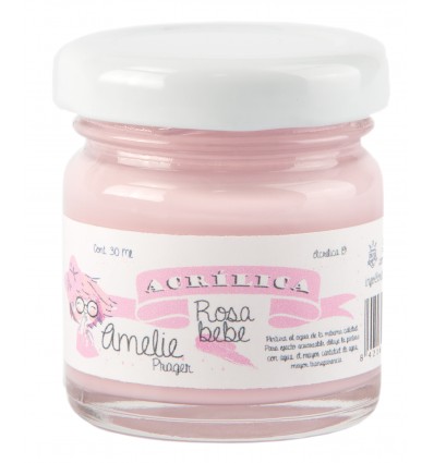 Amelie Acrílico 19 Rosa Bebe. 30 ml