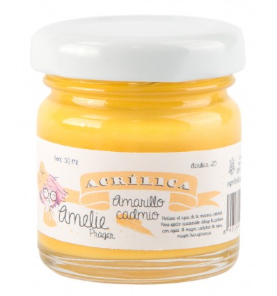 Amelie Acrílico 25 Amarillo Cadmio. 30 ml