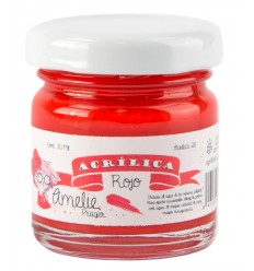 Amelie Acrílico 28 Rojo. 30 ml