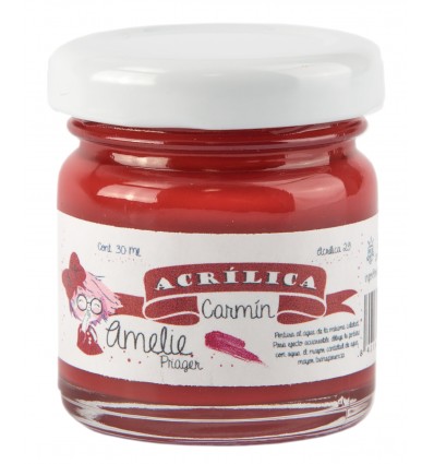 Amelie Acrílico 29 Carmin. 30 ml