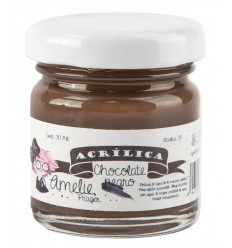 Amelie Acrílico 37 Chocolate Negro. 30 ml