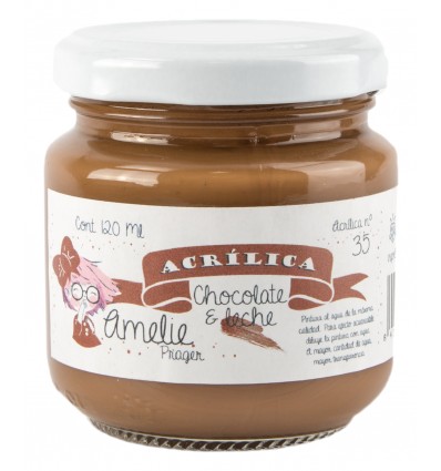 Amelie Acrílica 35 CHOCOLATE CON LECHE 120ml