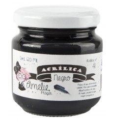 Amelie Acrílica 41 Negro - 120 ml
