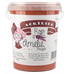 Amelie Acrílica 33 Rojo Ingles - 1L