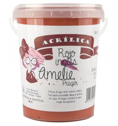 Amelie Acrílica 33 Rojo Ingles - 1L