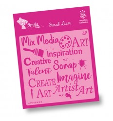Amelie Stencil - 02058 Mixmedia, Scrap, Create ...