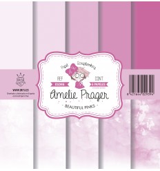 BEAUTIFUL PINKS (SET 6 PAPELES)