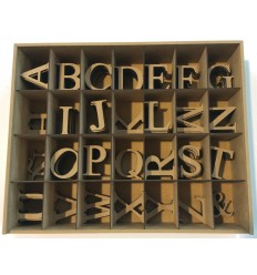 Caja de letras Times de 7 cm