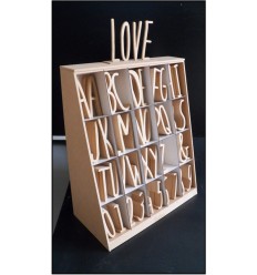 Expositor 200 Letras Manuscritas 20 cm