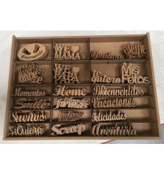 Caja de 200 palabras de Scrap