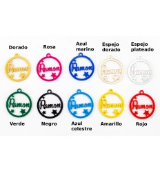 Bolas personalizadas de metraquilato
