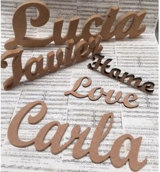 Nombres personalizados, 40 cm.