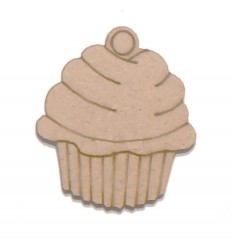 Silueta 1020S - Cupcake Pequeño. 2,3x2,9 cm