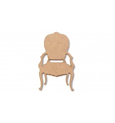 Silueta 1023 - Silla. 3,1x5 cm