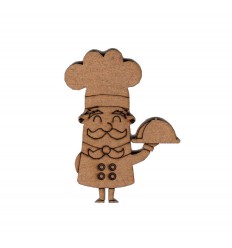 Silueta 1043 - Cocinero. 5 cm