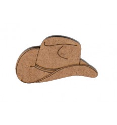 Silueta 2046 - Sombrero Comboy. 4,5x2,9 cm