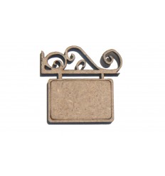 Letrero pared 4060 4,2x3,9 cm