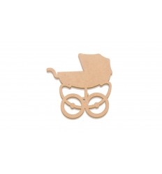 Cochecito pequeño 5008S 2,9x2,8 cm