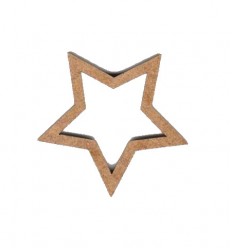 Silueta Estrella 5025 4,2x4,2 cm