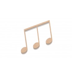 Nota Musical 6003 5x4 cm
