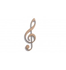 Clave de Sol grande 6006L 2,5x7,5 cm