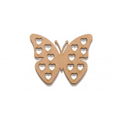 Mariposa Corazones 8046 4,9x4 cm