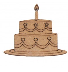 Pastel de Cumpleaños grande 12011M 5,2x4,4 cm