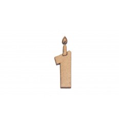 Vela nº 1 12014 1x3,4 cm