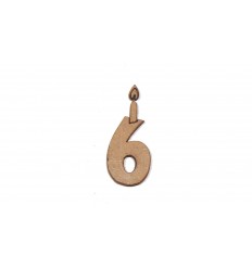 Vela nº6 12019 1,5x3,4 cm