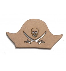 Gorro Pirata Grande 24015M 5x2,5 cm
