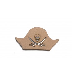 Gorro Pirata Pequeño 24015S 2,9x1,4 cm