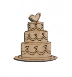 Pastel de boda 26001 4,3x4,9 cm
